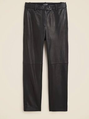 JCrew Collection leather pants in Brown/black size 2. Style CC491